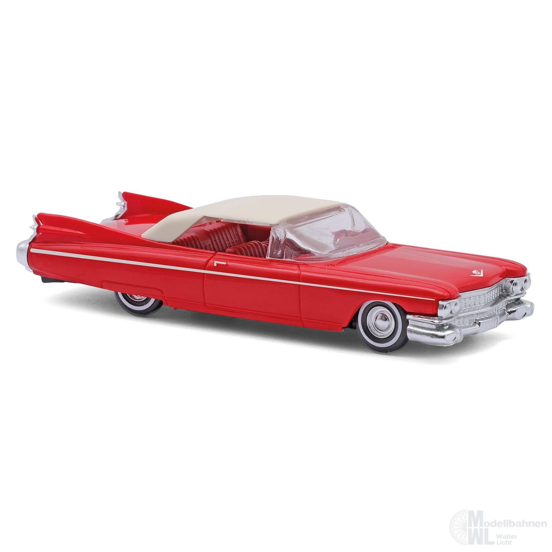 Busch 45133 - Cadillac Eldorado rot H0 1:87
