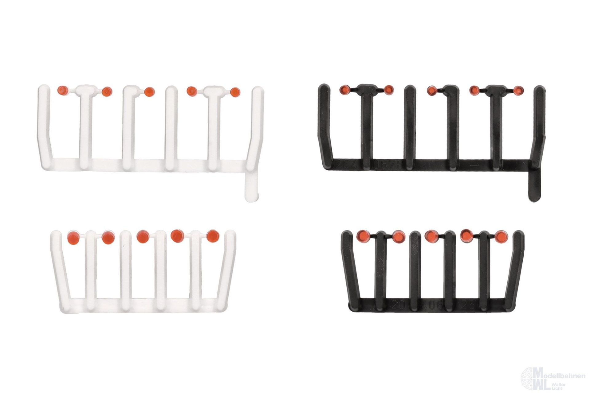 Herpa 054843 - Zub. 80 Signallichter orangetr H0 1:87