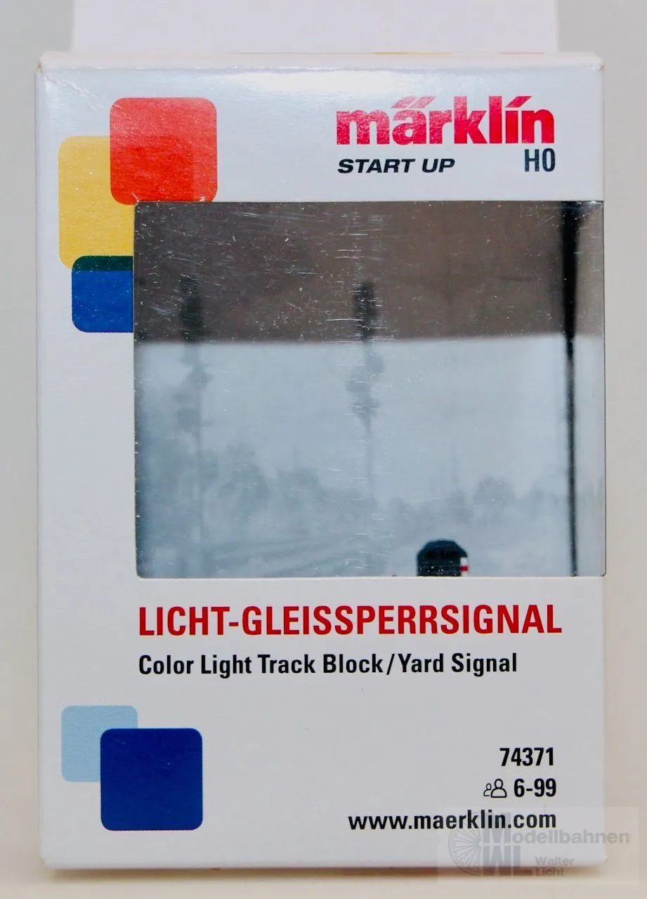 Märklin 74371 - MÄRKLIN - Licht Gleissperrsignal nieder H0/WS StartUp