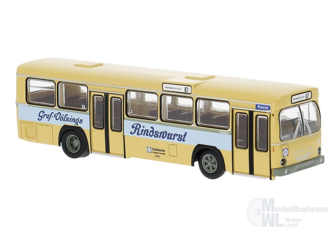 Brekina 59156 - Büssing BS 110 Gref Völsing aus Frankfurt H0 1:87