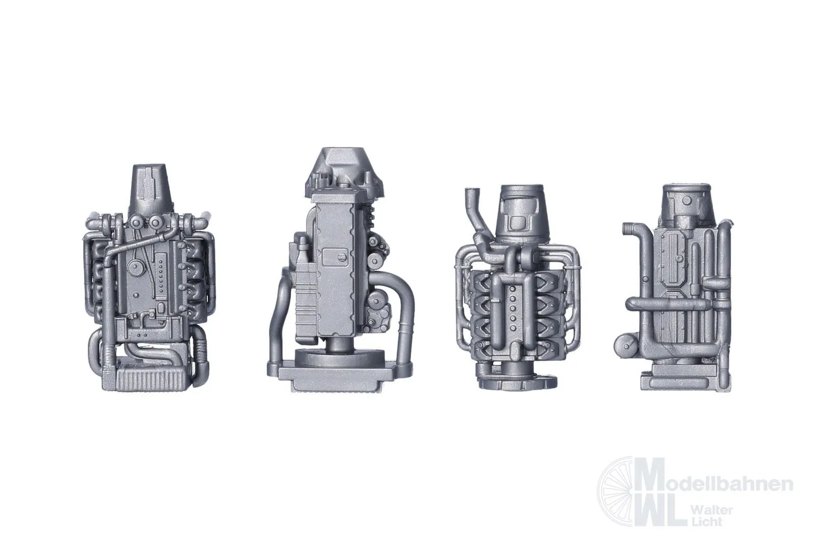 Herpa 055482 - Zubehör Motoren für ZM LKW 20 Stück H0 1:87