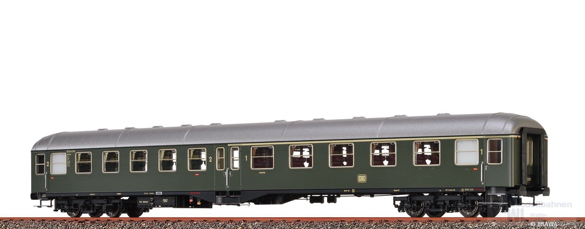 Brawa 58102 - Personenwagen DB Ep.III AB4ymg H0/WS Basic+ LED