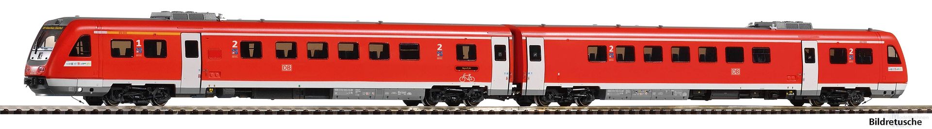 Piko 52208 - Triebzug BR 612 DB Ep.VI 2.tlg. H0/WS Sound