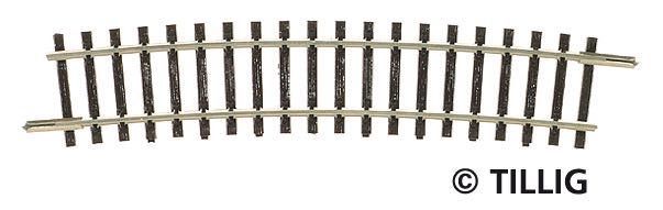 Tillig 83112 - Gleisstück gebogen R32 R396 mm / 15° TT 1:120