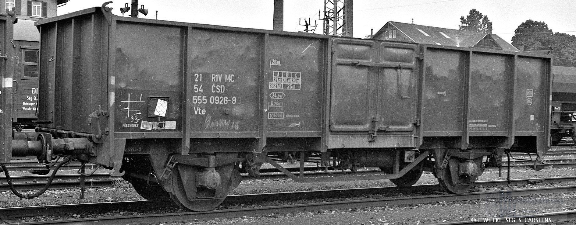 Brawa 50077 - Güterwagen offen CSD Ep.IV Vte 21 54 555 0926-9 H0/GL