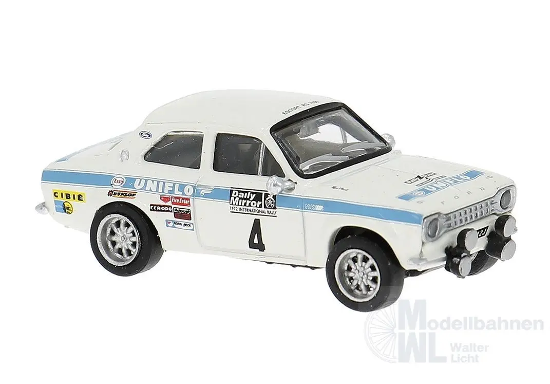 Brekina 19076 - Ford Escort RS Mk.1 Sieger RAC 1972 mit Clark/Mason H0 1:87