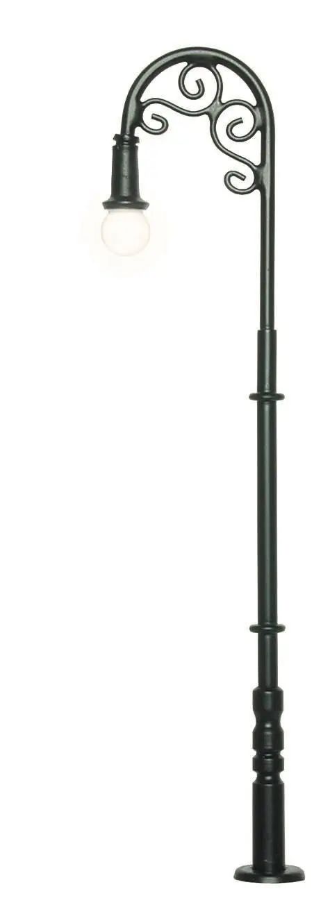 Viessmann 6030 - Nostalgische Bogenleuchte, LED warmweiß H0 1:87