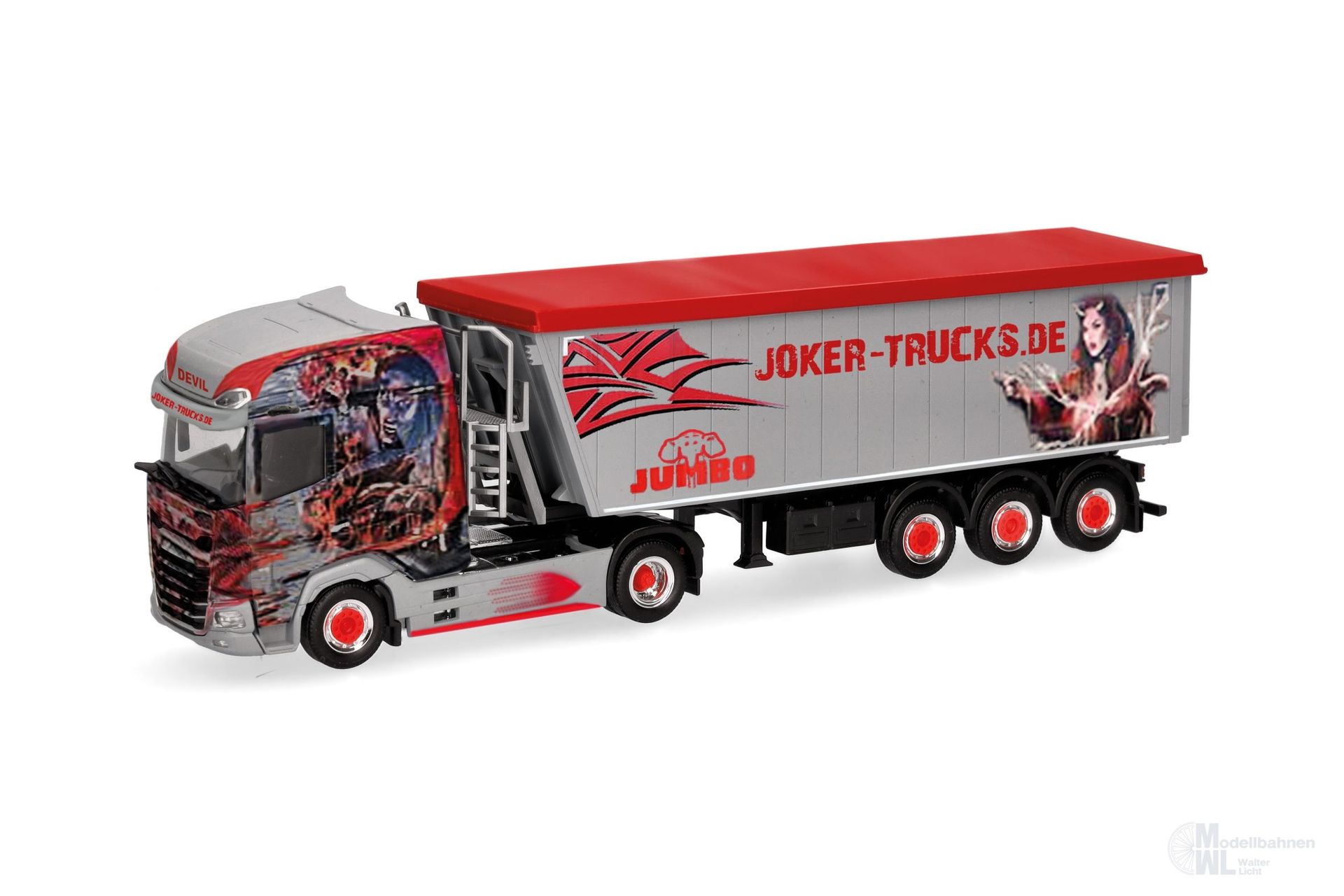 Herpa 319546 - DAF XG+ Stöffelliner-Sattelzug Joker H0 1:87