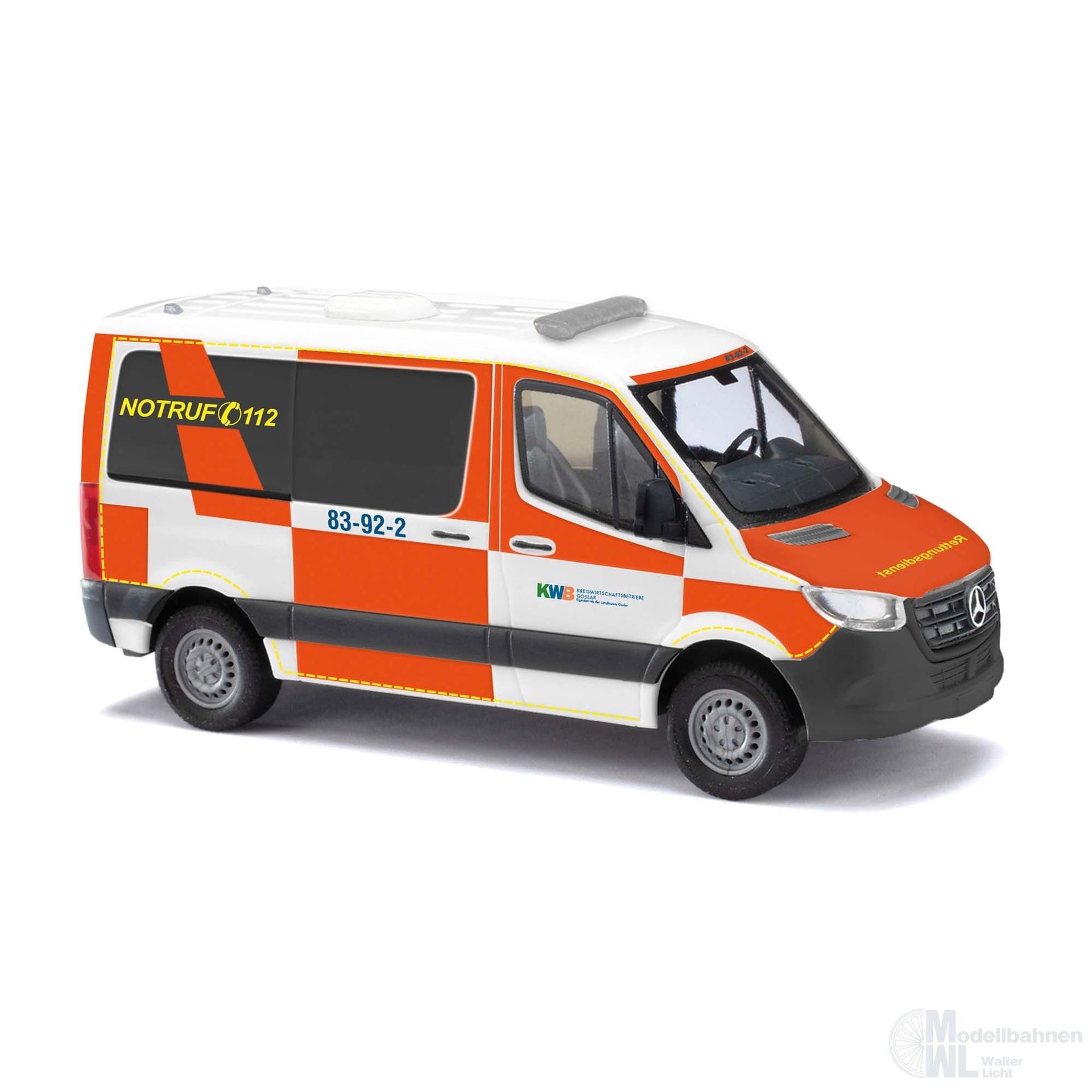Busch 53472 - Mercedes-Benz Sprinter Feuerwehr Goslar H0 1:87