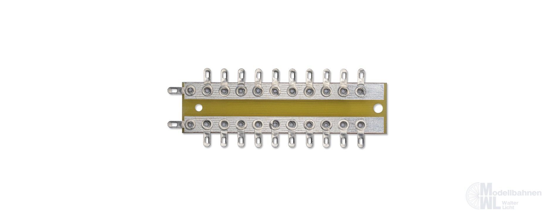 Brawa 3915 - Verteiler-Lötösenplatte 2-pol 10-fach 1.Stck.