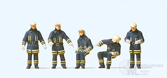 Preiser 10487 - Feuerwehrmänner in moderner E H0 1:87