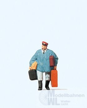 Preiser 28013 - Gepäckträger H0 1:87