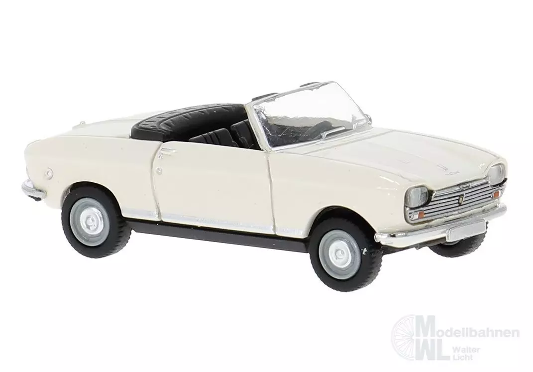 Brekina 29176 - Peugeot 204 Cabrio in weiß H0 1:87