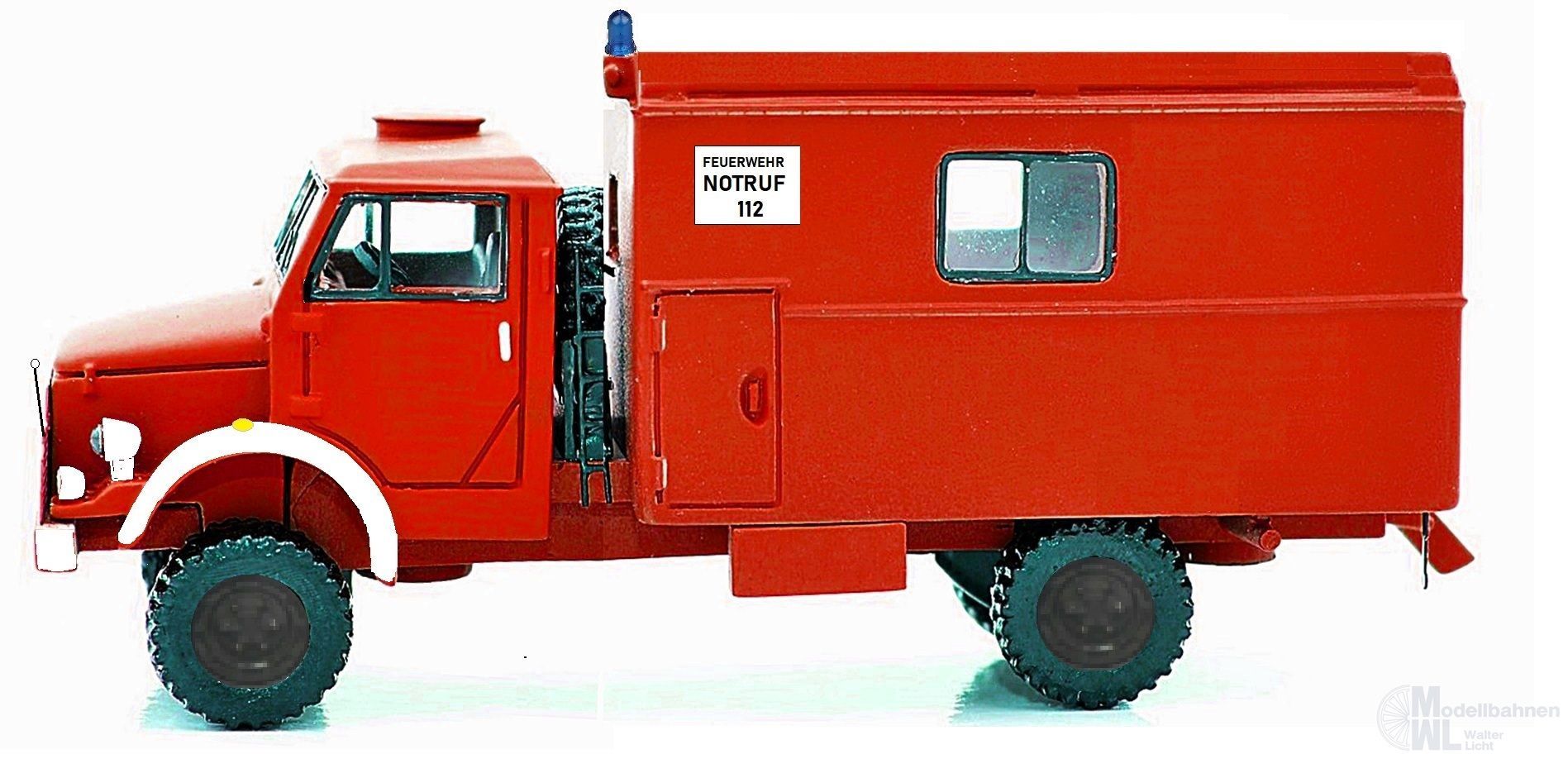 NPE NA99143 - Borgward B 2000 MKW Feuerwehr Hamburg H0 1:87
