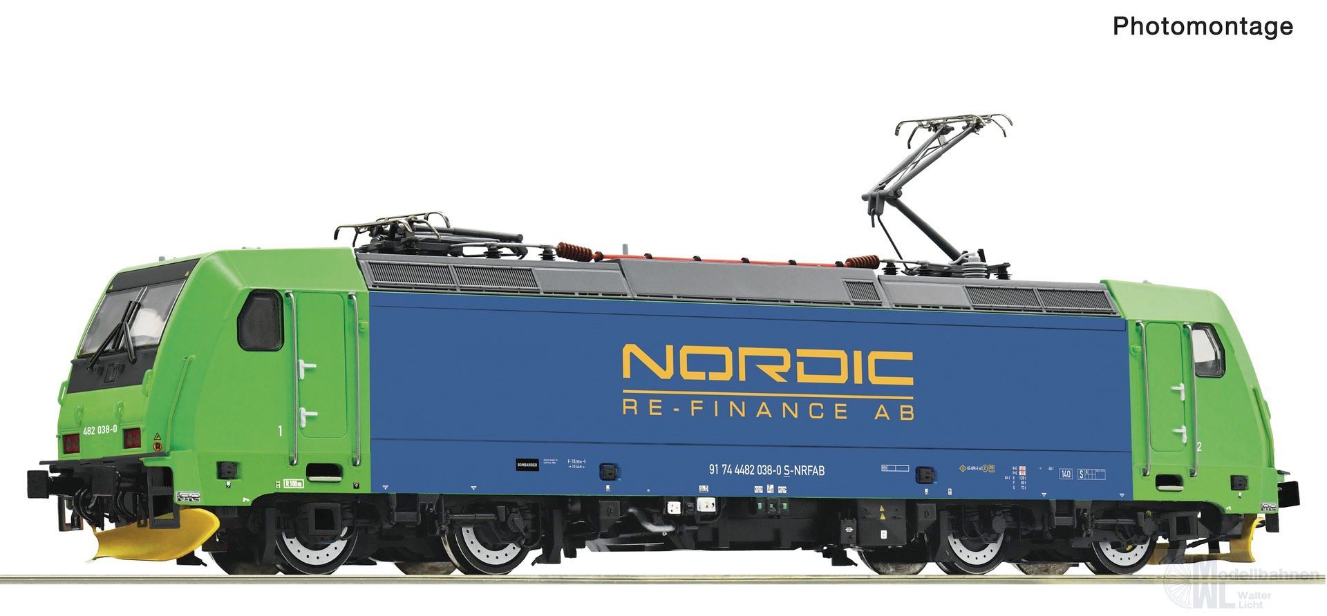 Roco 7520167 - E-Lok BR 482 038-0 NRFAB Ep.VI H0/WS Sound