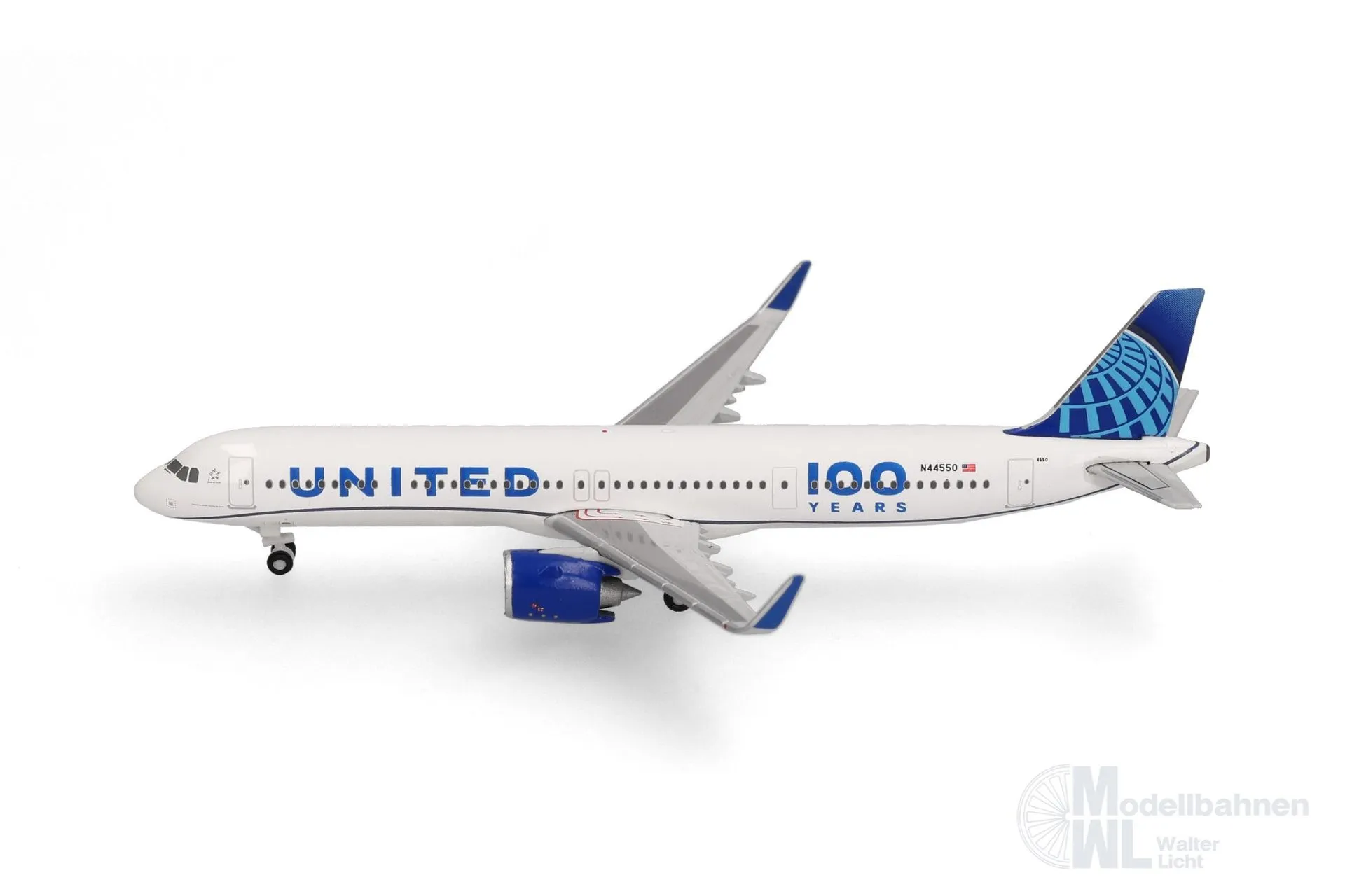 Herpa 539388 - Airbus A321neo United Airl. 100 Y 1:500