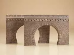 Auhagen 41587 - 2 Tunnelportale zweigleisig H0 1:87