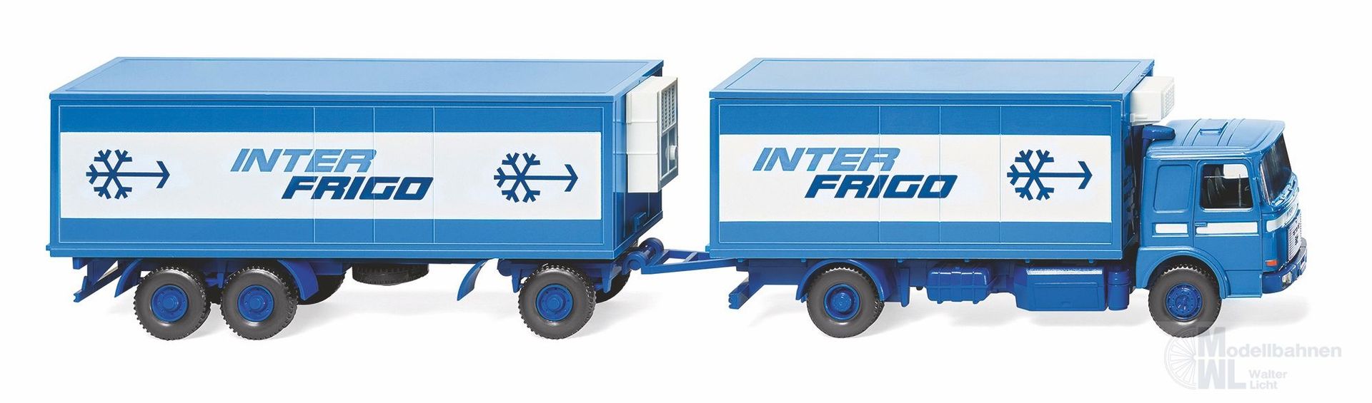 Wiking 045801 - Kühlkofferlastzug MAN Kühlfracht für Europa H0 1:87