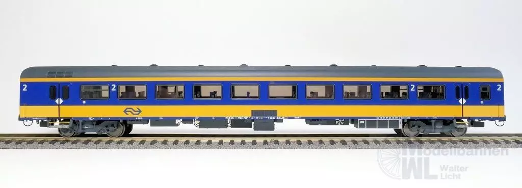 Exact Train 11012 - Personenwagen NS Ep.VI ICRm Bpmez10 gelb/blau H0/GL