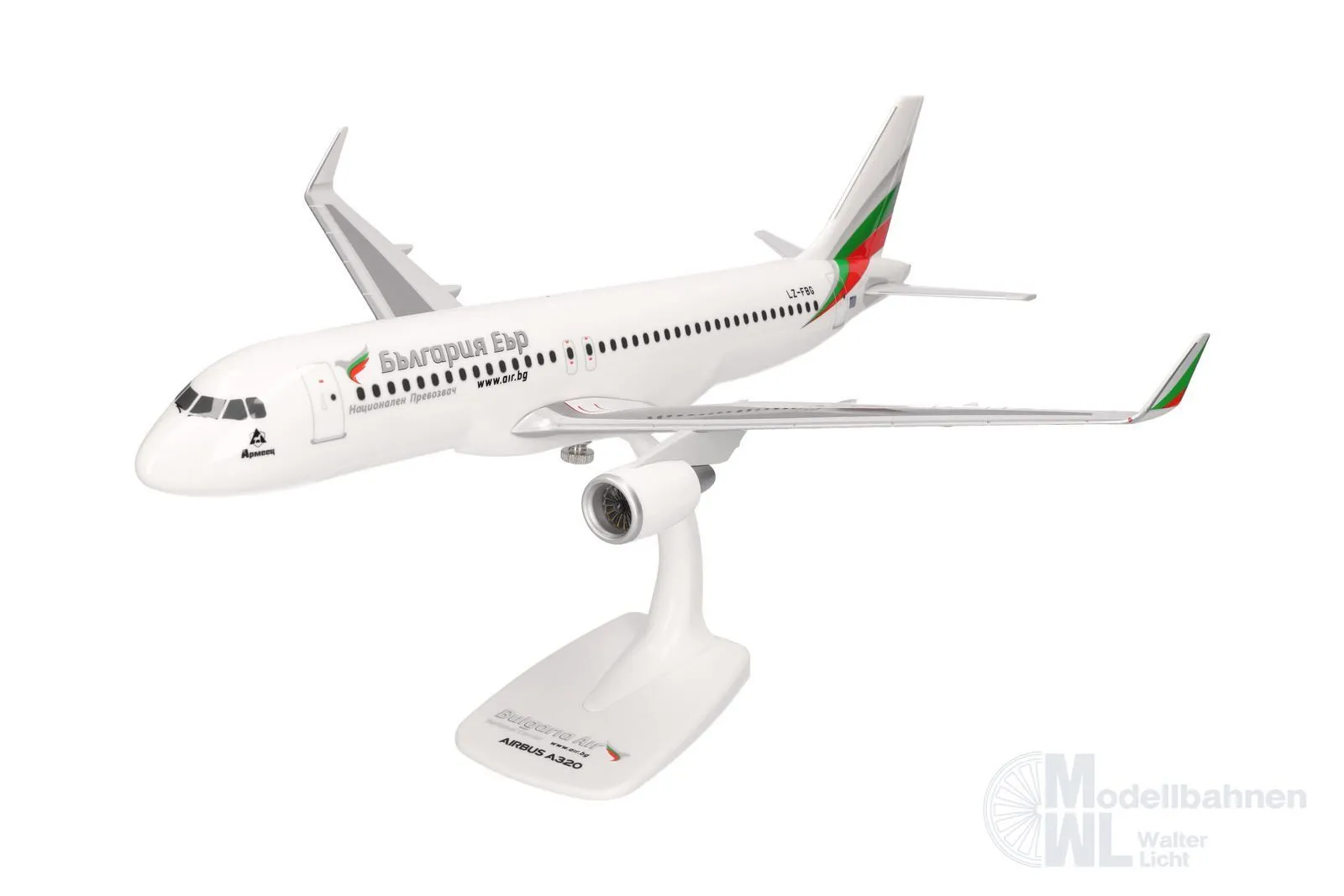 Herpa 610759-001 - Airbus A320 Bulgaria Air 1:100