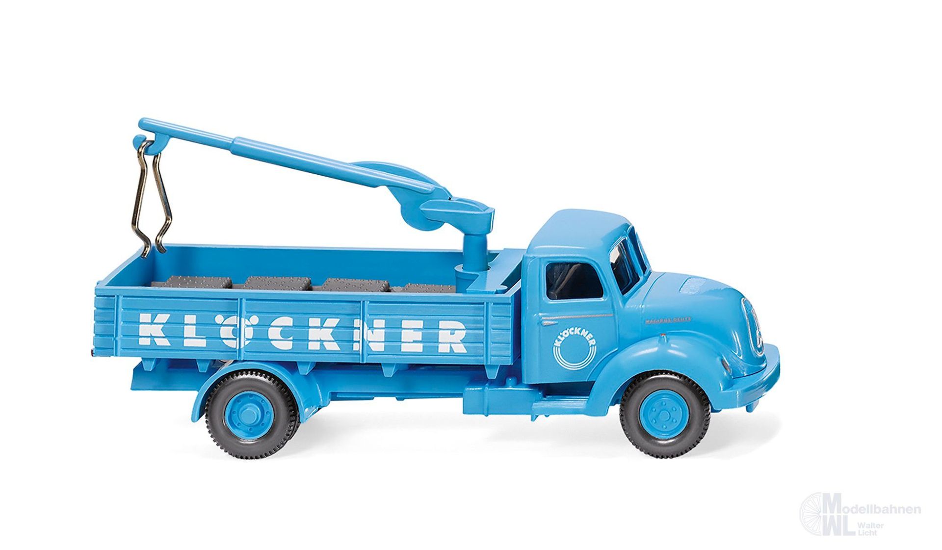 Wiking 042603 - Pritschen-Lkw mit Ladekran Klöckner H0 1:87