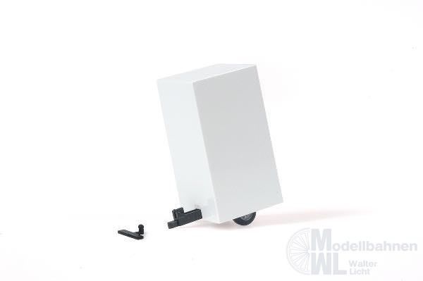 Rietze 70214 - Werbeanhänger eckig weiß H0 1:87