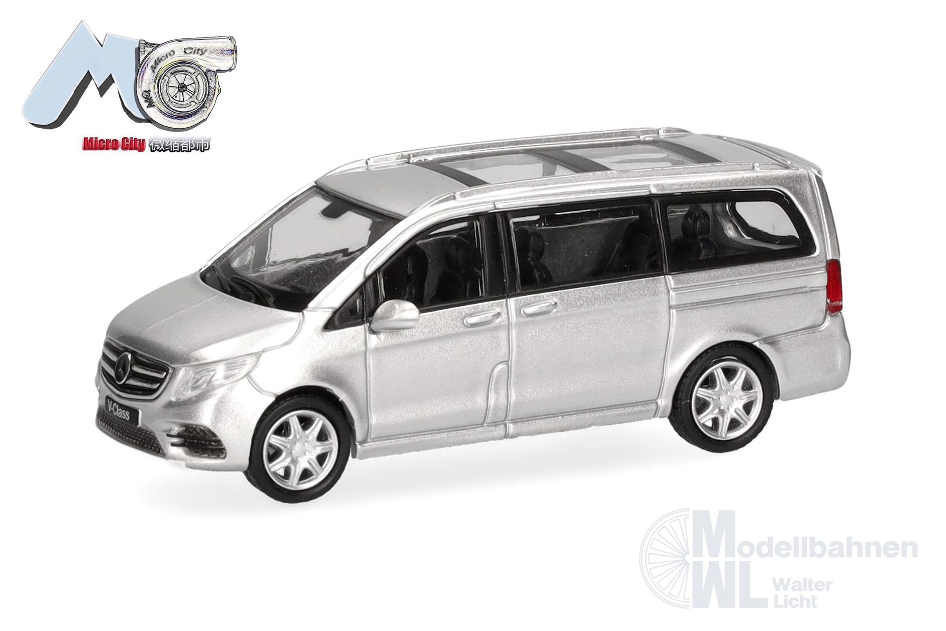 Herpa 87MC000076 - Mercedes-Benz V-Klasse silber H0 1:87