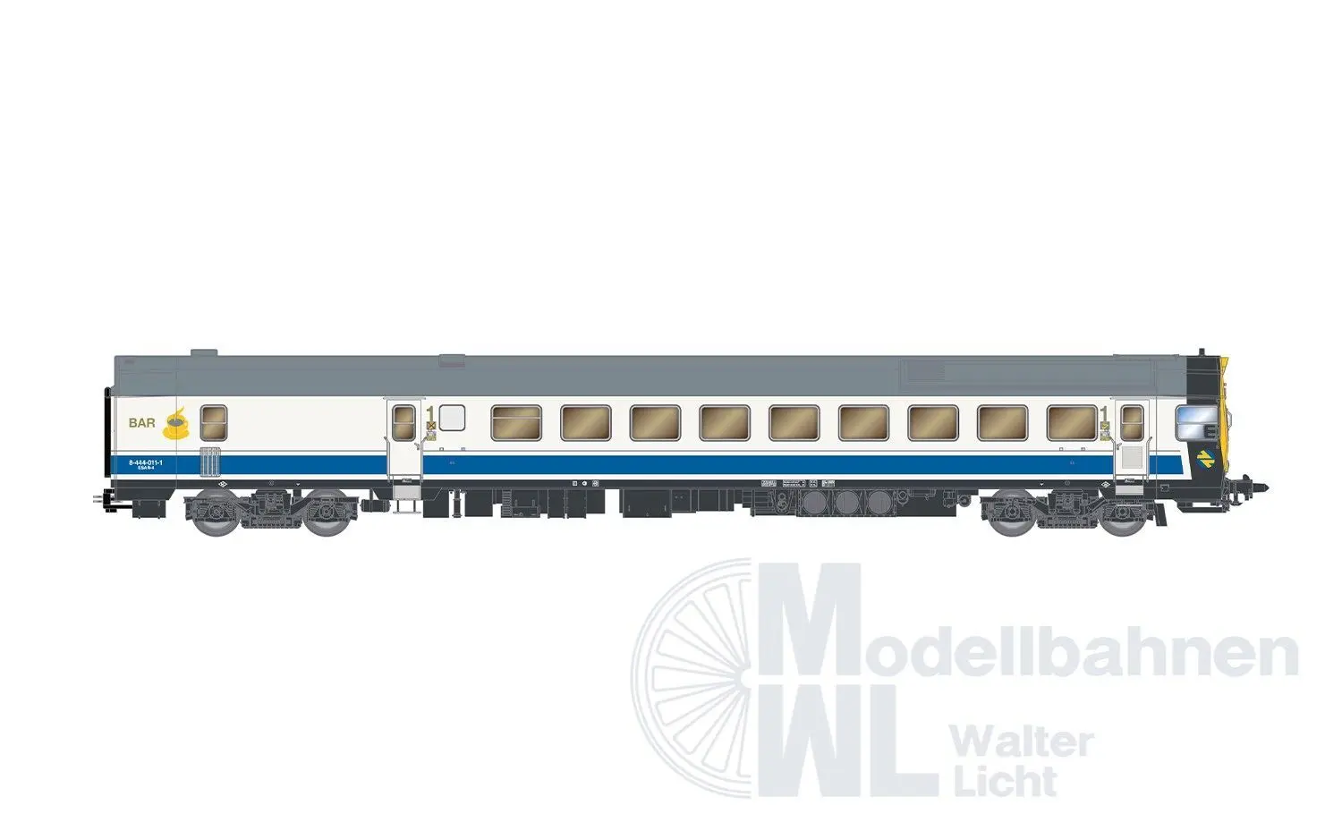 Electrotren 2022 - Triebzug Reihe 444-011 RENFE Ep.V blau/weiss H0/GL