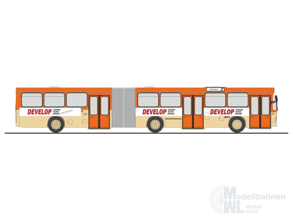 Rietze 75122 - MAN SG 192 EVAG Erfurt H0 1:87