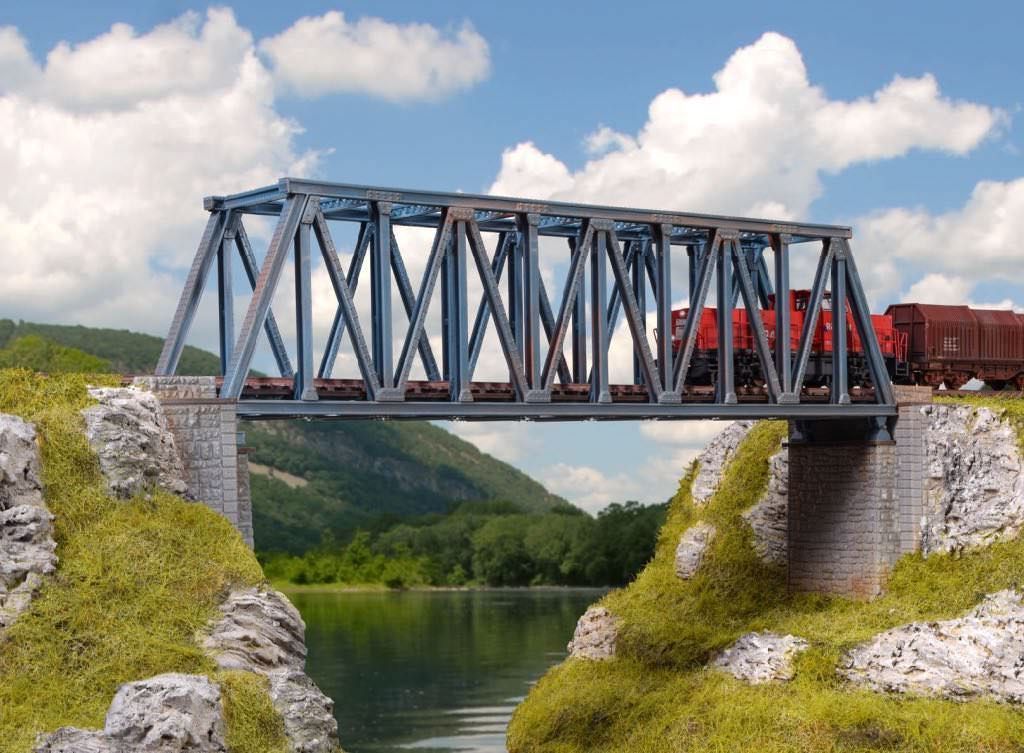 Vollmer 47801 - Stahlkastenbrücke gerade N 1:160 Vollmer 47801 - Stahlkastenbrücke gerade N 1:160