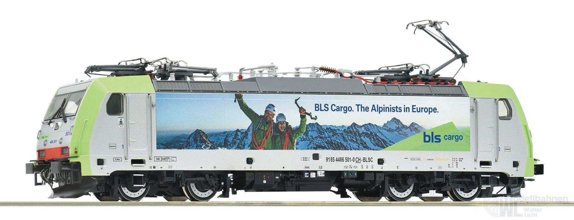 Roco 7520101 - E-Lok BR 486 501-0 BLS Ep.VI H0/WS Sound
