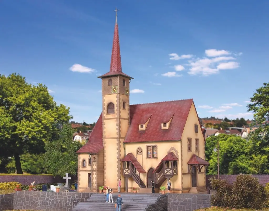 Vollmer 43769 - Dorfkirche Ditzingen H0 1:87