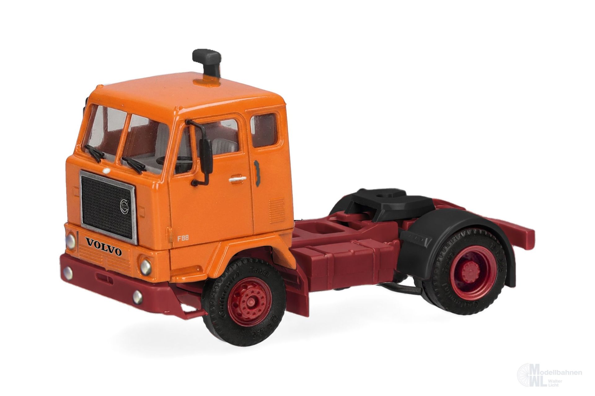 Herpa 321570 - Volvo F88 ZM 2a orange H0 1:87