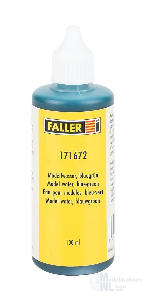 Faller 171672 - Modellwasser blaugrün 100 ml H0 1:87