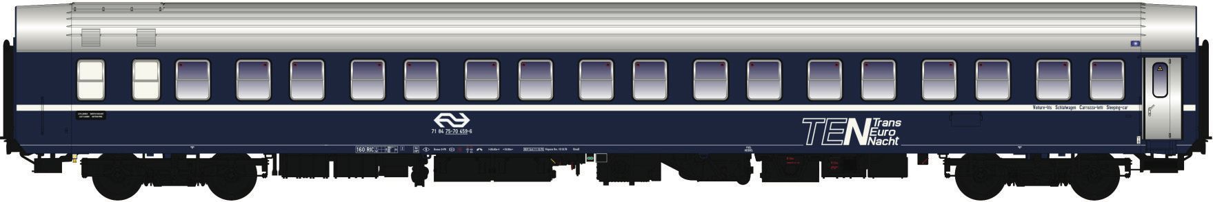 LS Models 44190 - Schlafwagen NS Ep.IV T2S H0/GL