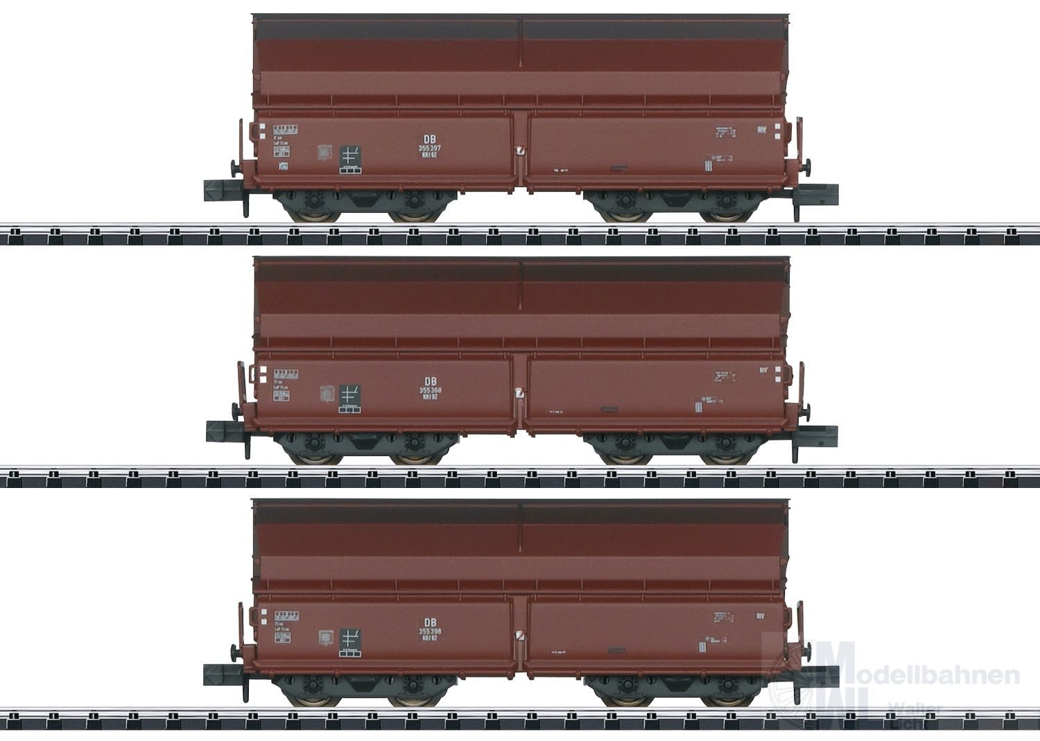 Trix 18270 - Güterwagen Set DB Ep.III Kokstransport 3.tlg. Set 2 N 1:160