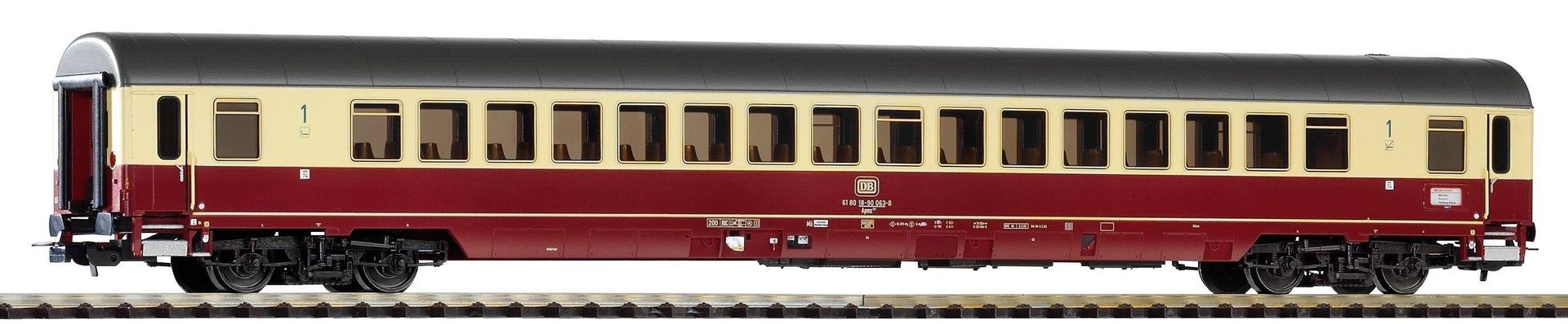 Piko 59661 - IC Großraumwagen DB Ep.IV 1.Kl. Apmz 121 H0/GL