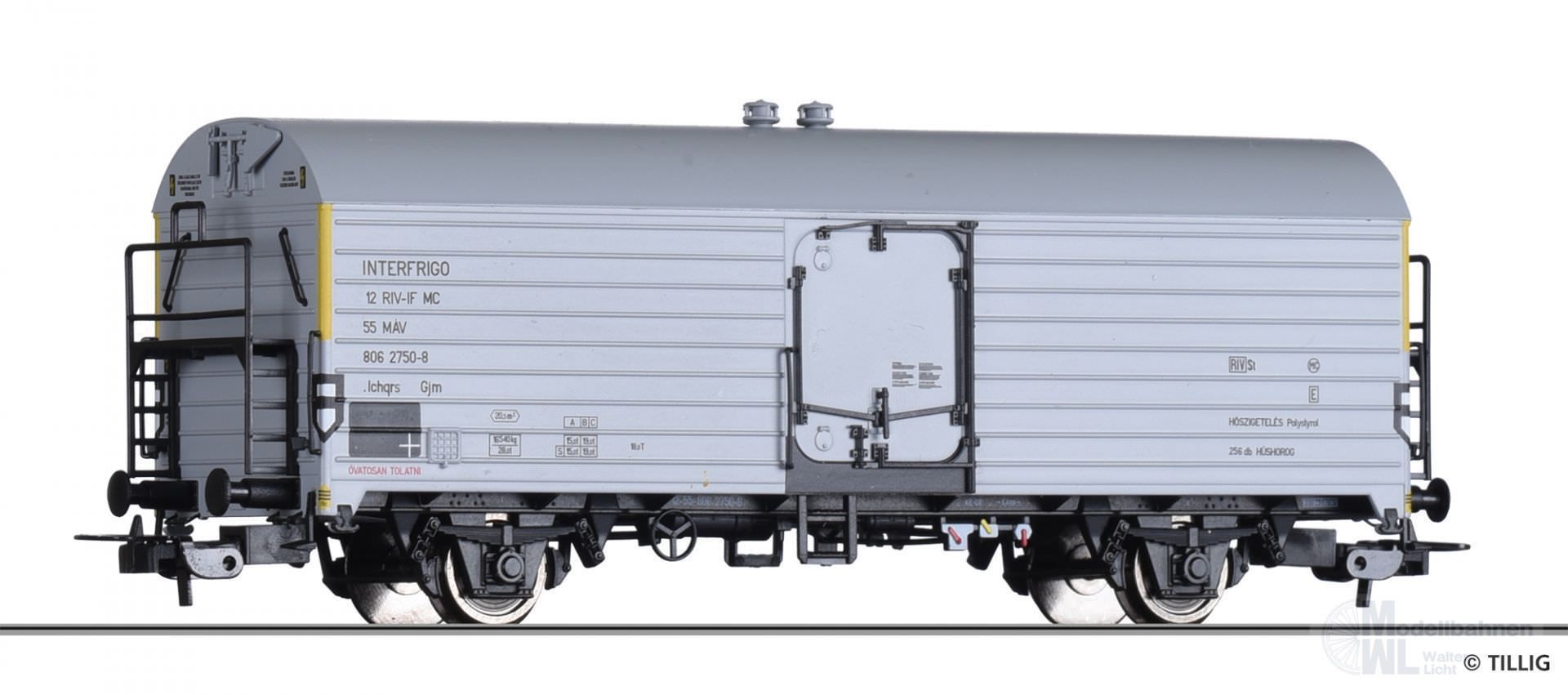 Tillig 76780 - Kühlwagen MAV Ep.IV Ichqrs Interfrigo H0/GL