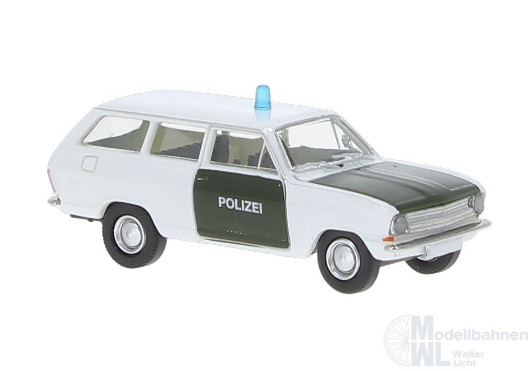 Brekina 20436 - Opel Kadett B CarAVan der Polizei H0 1:87