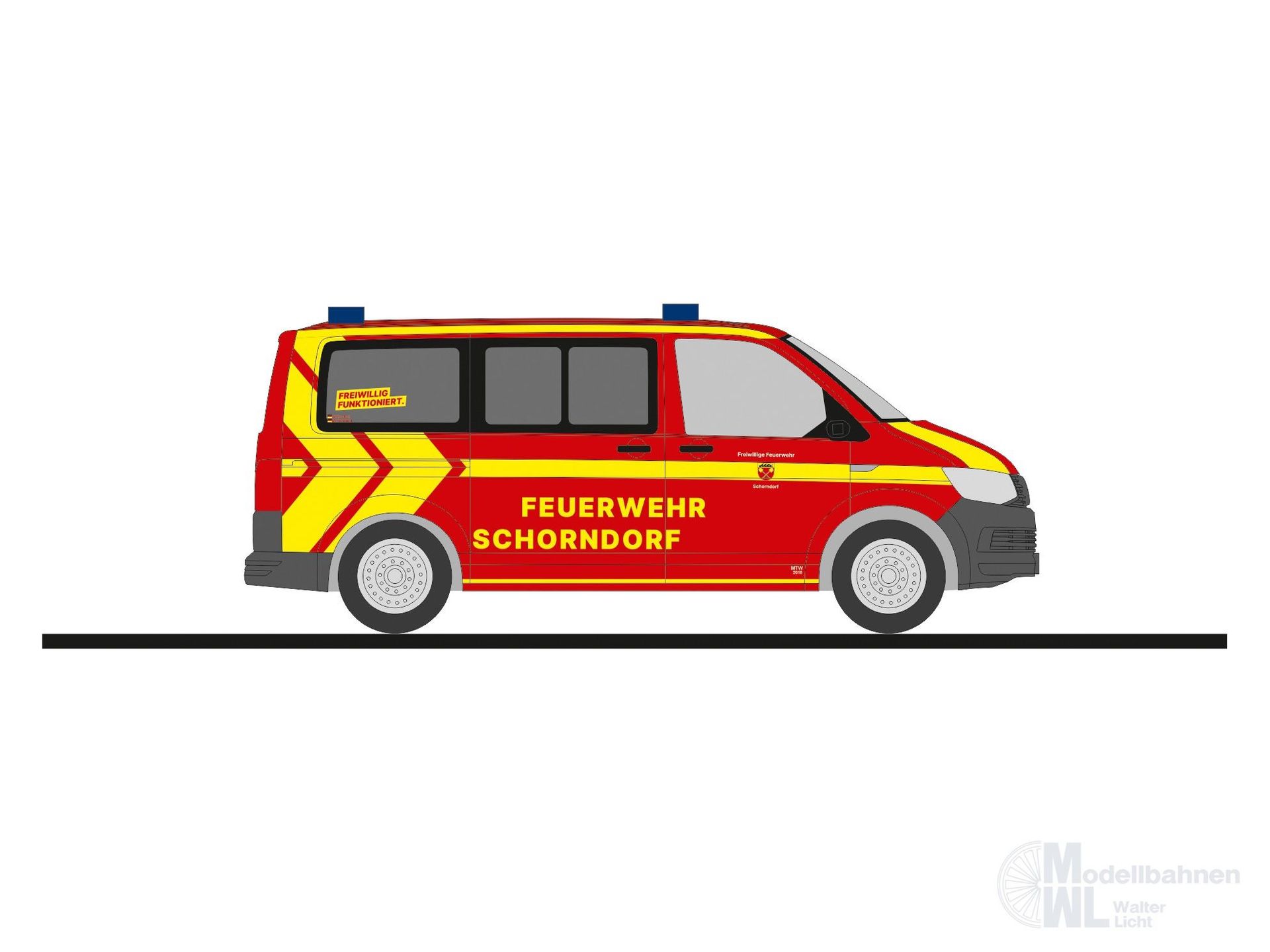 Rietze 53943 - Volkswagen T6 FW Schorndorf H0 1:87