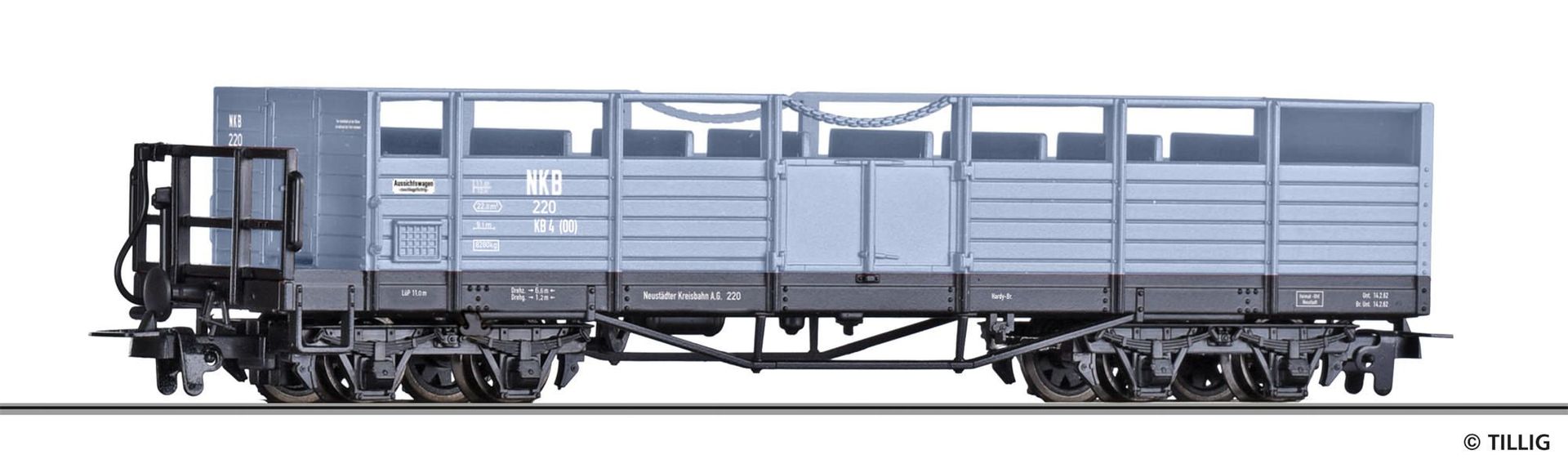 Tillig 05956 - Aussichtswagen NKB Ep.III KB4 H0e Tillig 05956 - Aussichtswagen NKB Ep.III KB4 H0e