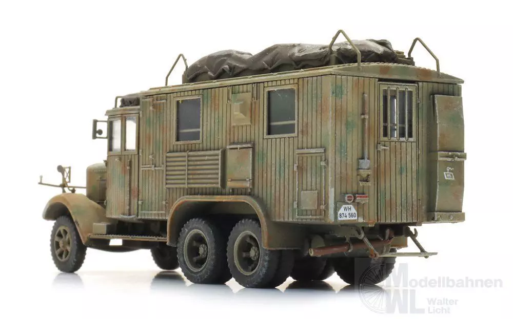 ARTITEC b.v. 6870508 - WM Henschel 33 D1 Kfz. 72 Tarnung Fertigmodell H0 1:87