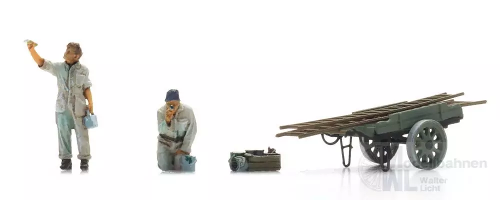 ARTITEC b.v. 5220031 - Anstreicher mit Leiterwagen Z 1:220