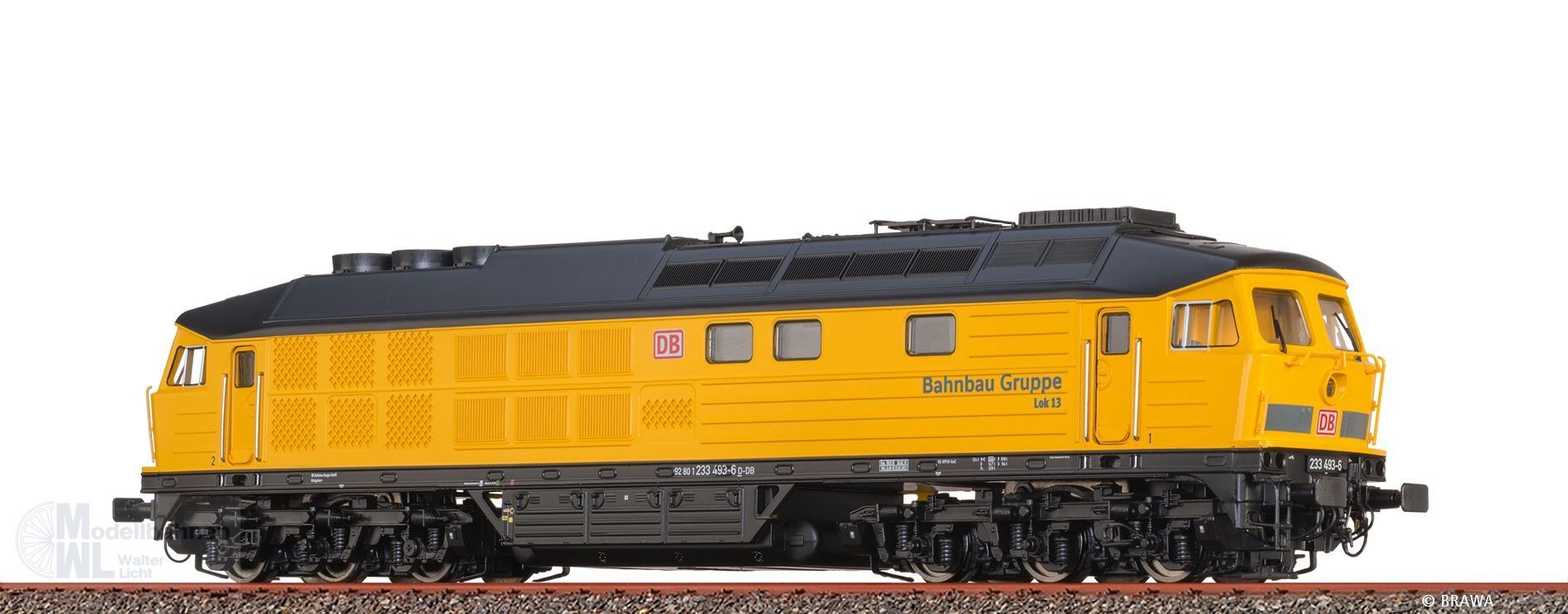 Brawa 61050 - Diesellok BR 233 493-6 DB Bahnbau N 1:160