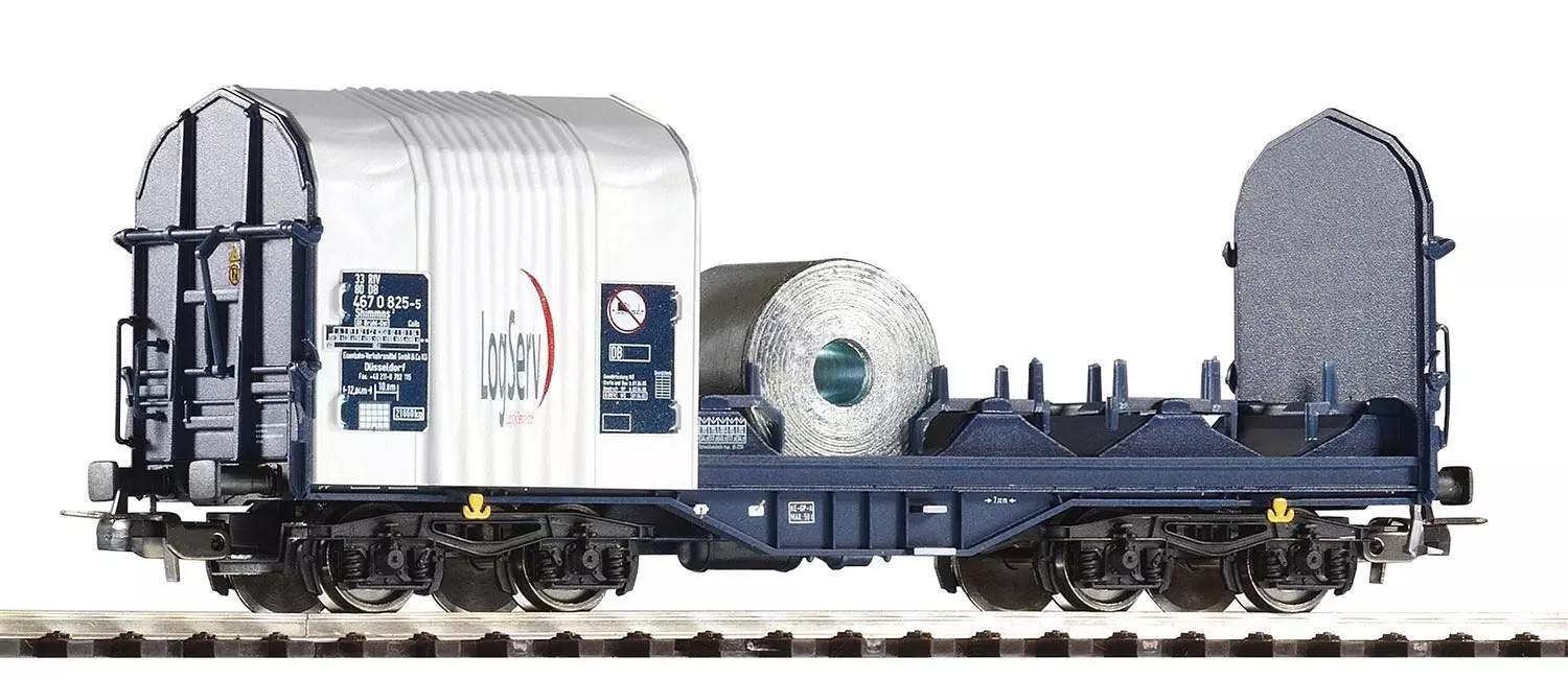 Piko 54396 - Schiebeplanenwagen Shimmns LogServ offen Ep.V H0/GL