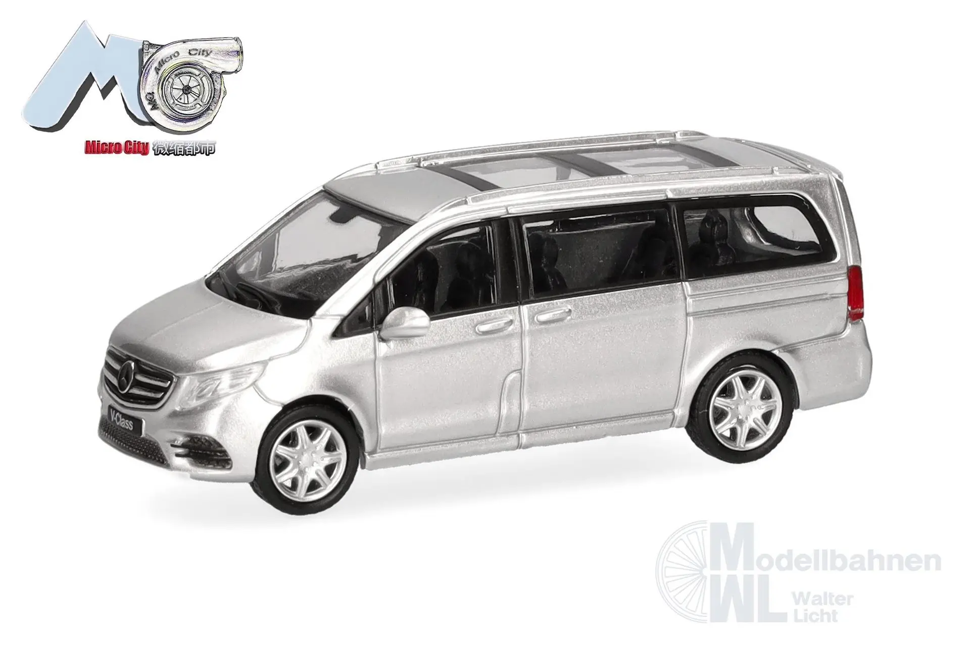 Herpa 87MC000076 - Mercedes-Benz V-Klasse silber H0 1:87