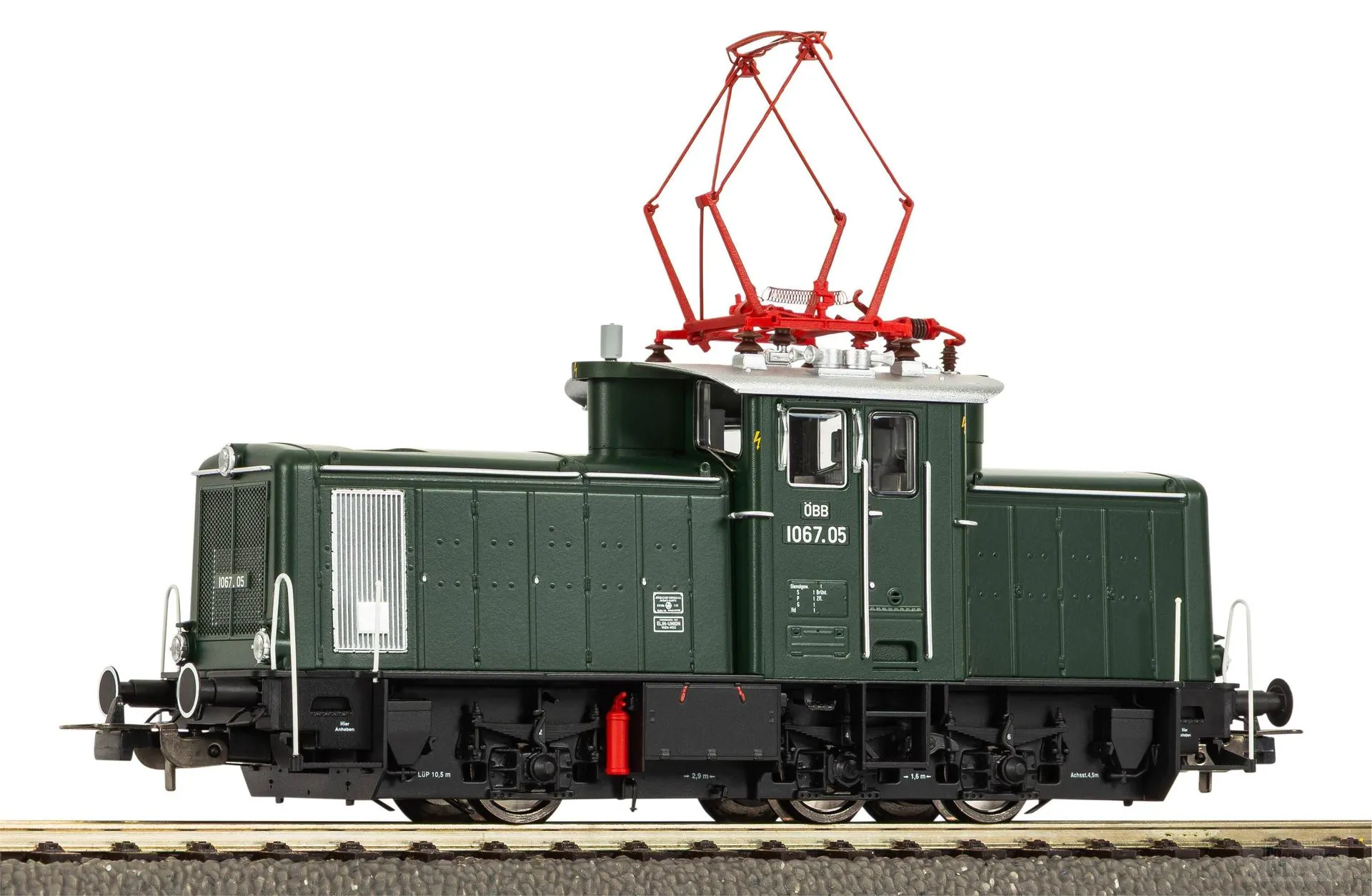Piko 21048 - E-Lok Rh 1067 ÖBB Ep.III grün H0/GL Sound