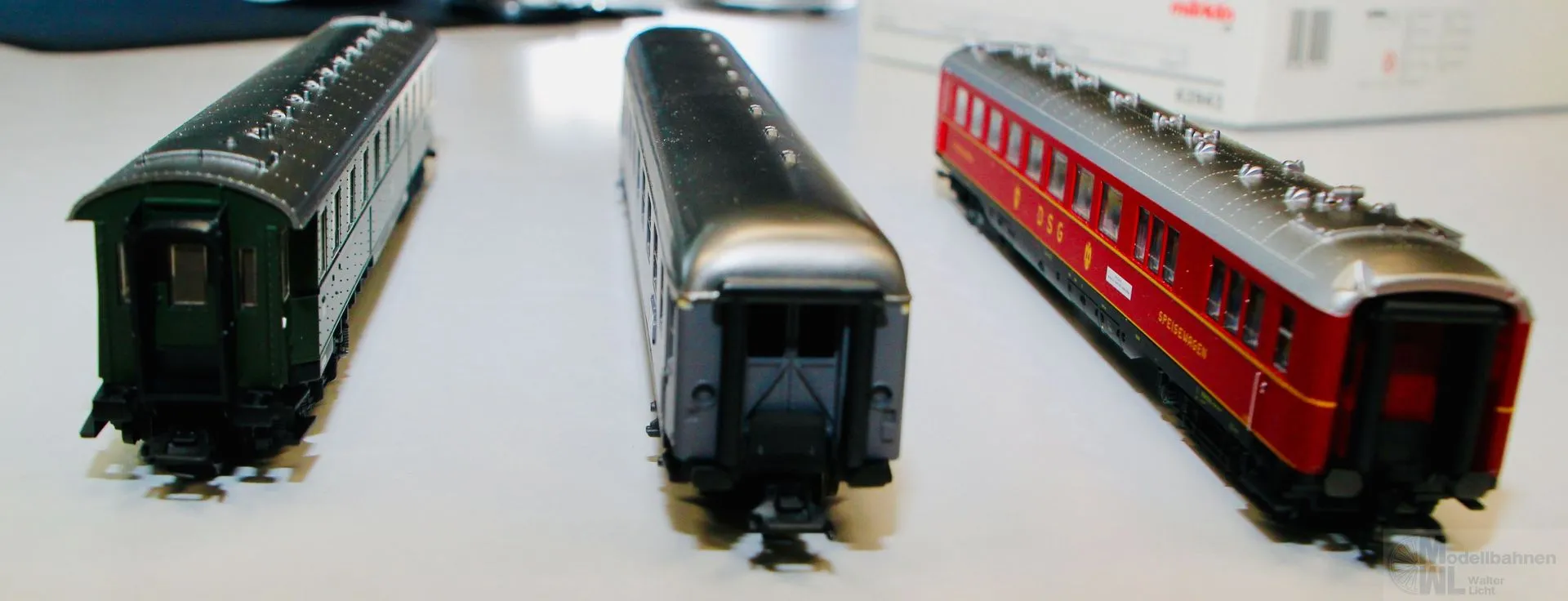 Märklin 42942 - MÄRKLIN - Wagen-Packung Riviera Express DB Ep.III 3.tlg. H0/WS