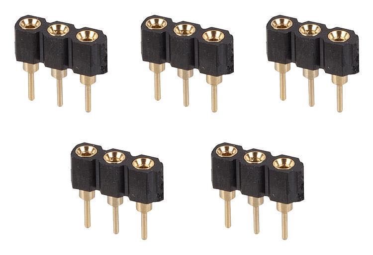 Faller 163602 - 5 Ladebuchsen umspritzt H0 1:87