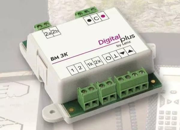 Lenz 22621 - Blockstreckenmodul BM3K für Einsatz in Kehrschleifen